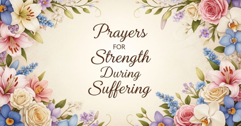 Prayers for Strength During Suffering