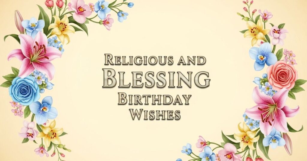 Religious and Blessing Birthday Wishes