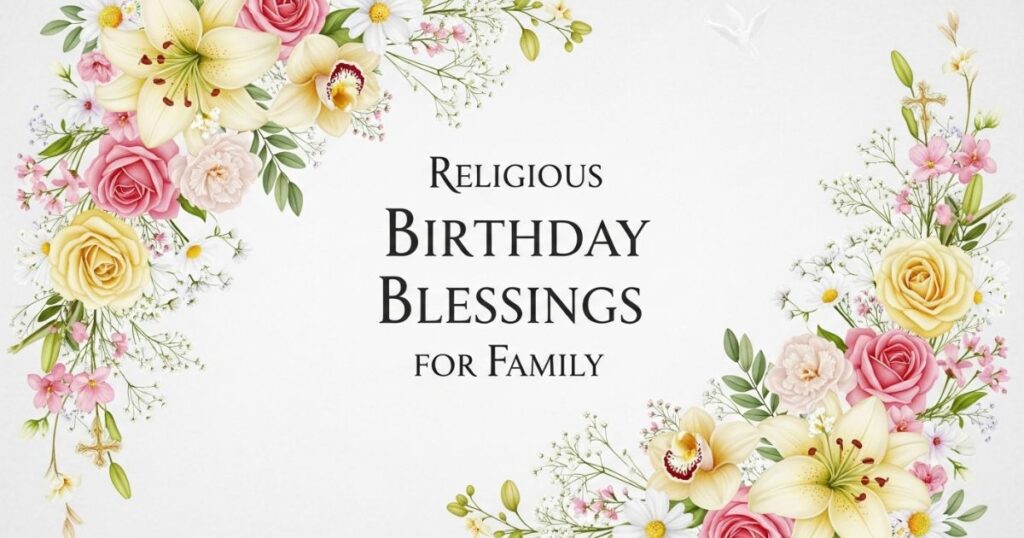 Religious Birthday Blessings for Family