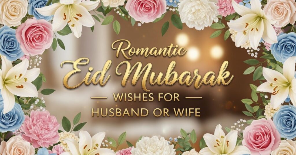 Romantic Eid Mubarak Wishes for Husband or Wife