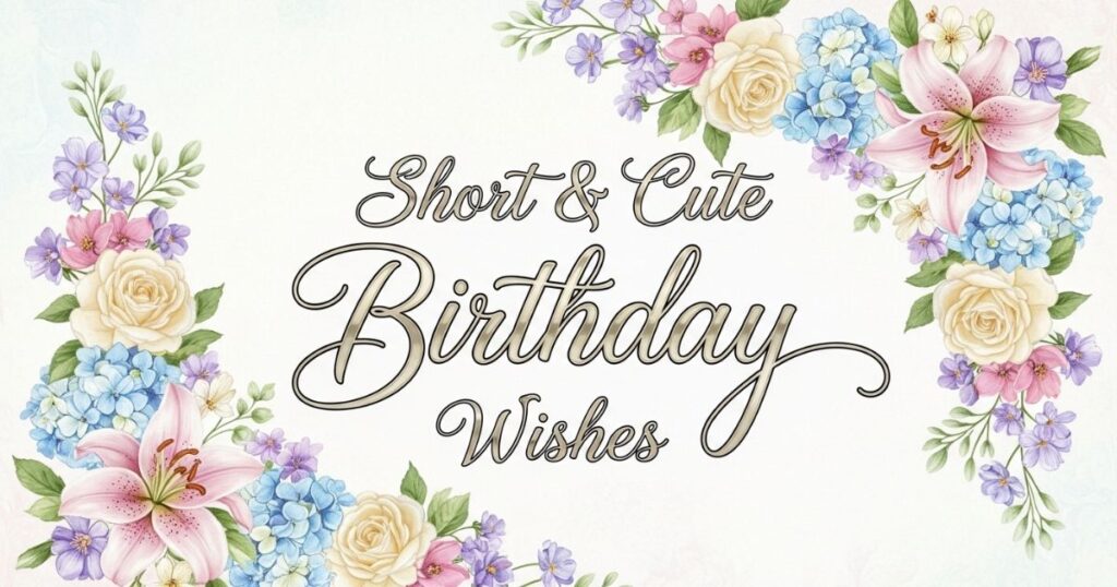 Short & Cute Birthday Wishes