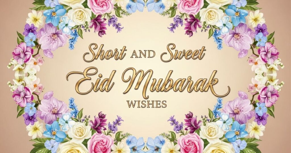 Short and Sweet Eid Mubarak Wishes