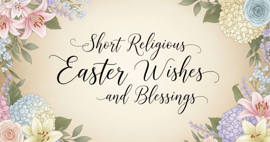 Short Religious Easter Wishes and Blessings