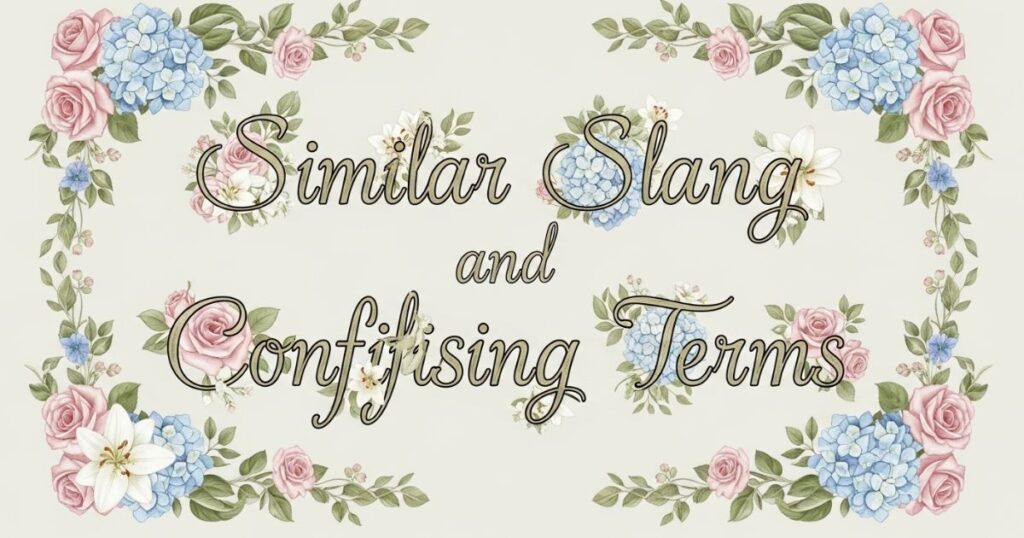 Similar Slang and Confusing Terms