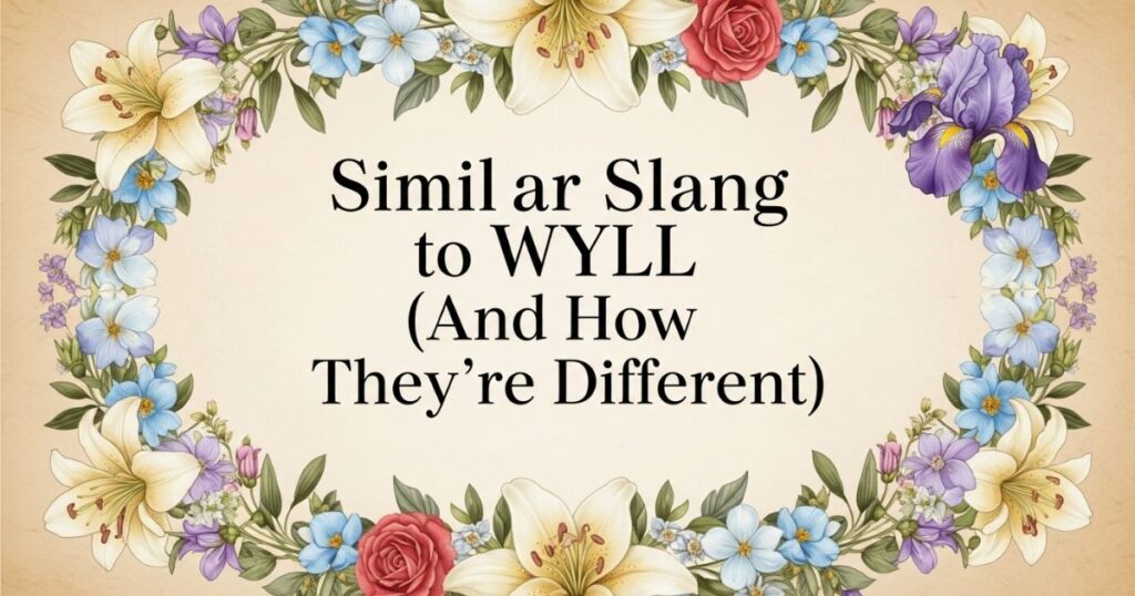 Similar Slang to WYLL (And How They’re Different)