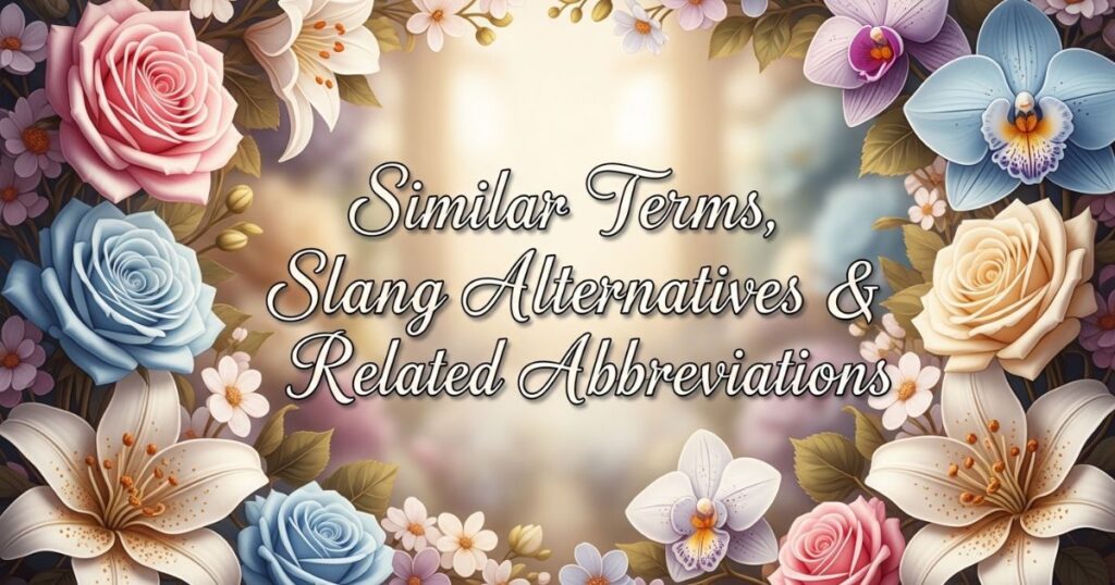 Similar Terms, Slang Alternatives & Related Abbreviations