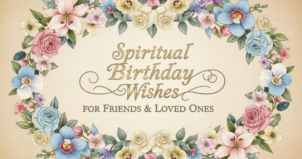 Spiritual Birthday Wishes for Friends & Loved Ones