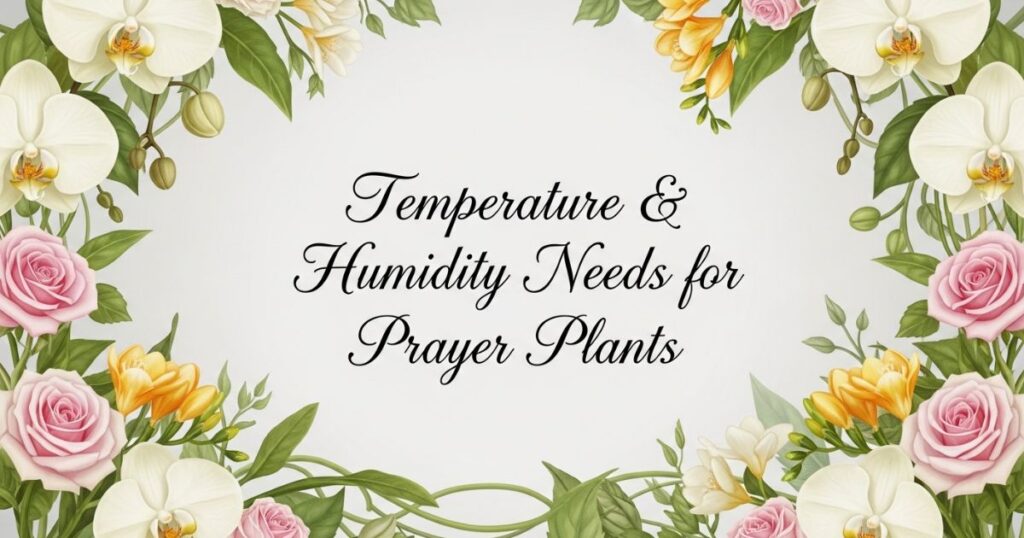 Temperature & Humidity Needs for Prayer Plants
