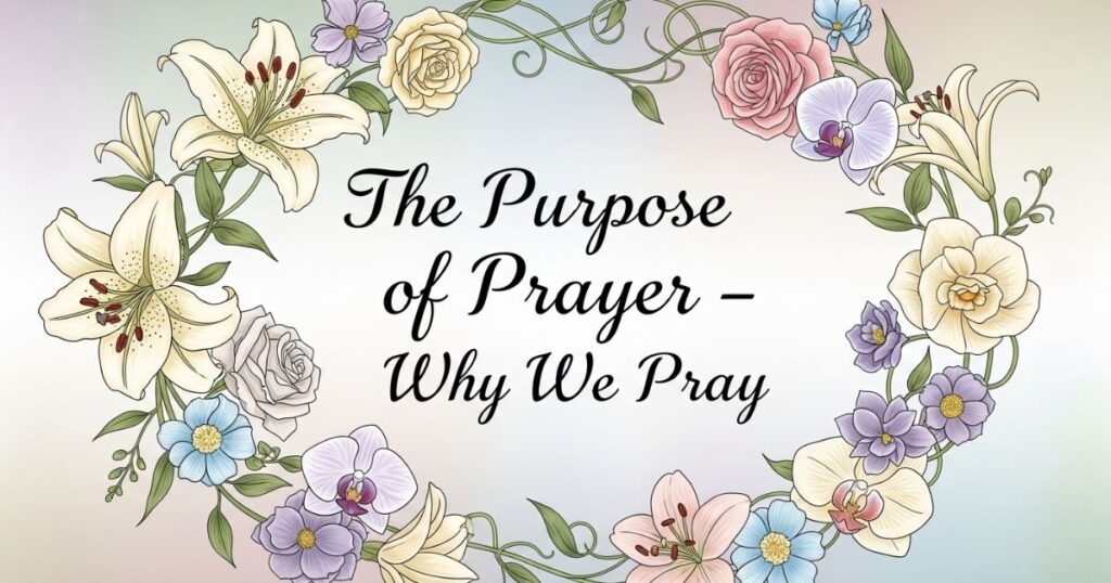 The Purpose of Prayer – Why We Pray