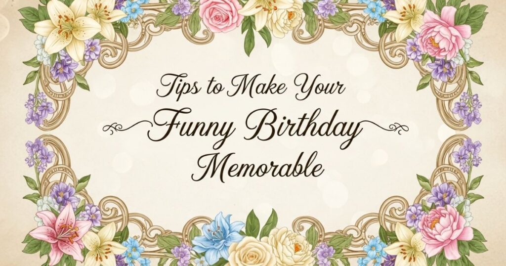 Tips to Make Your Funny Birthday Message Memorable
