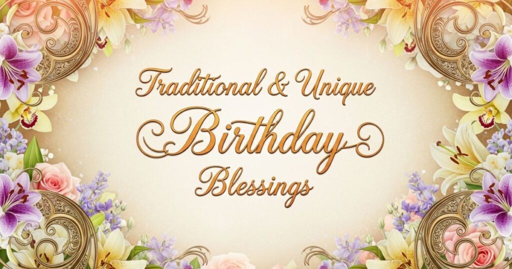 Traditional & Unique Birthday Blessings