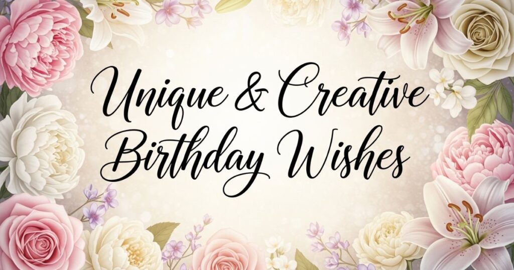 Unique & Creative Birthday Wishes