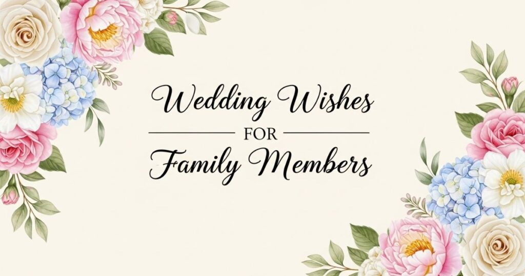 Wedding Wishes for Family Members