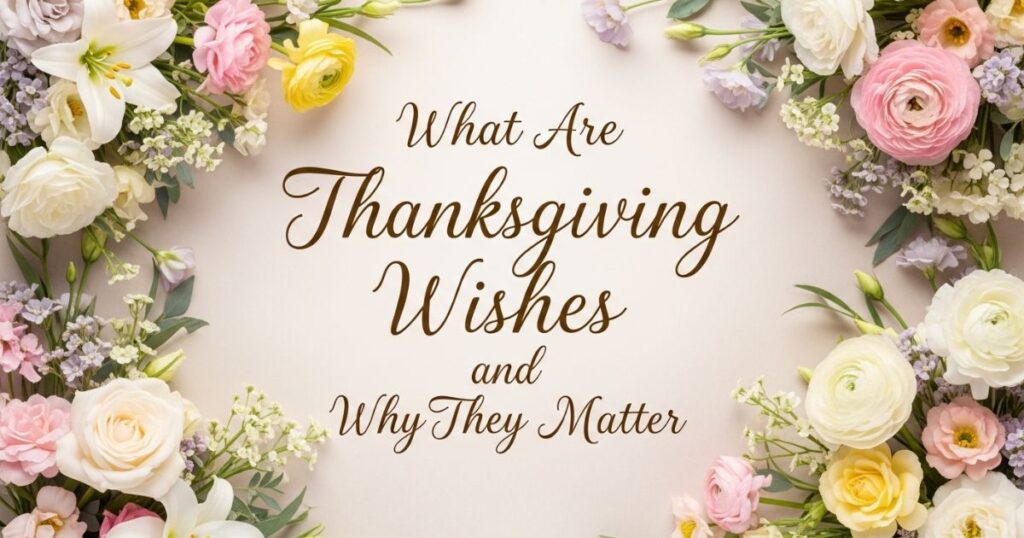 What Are Thanksgiving Wishes and Why They Matter