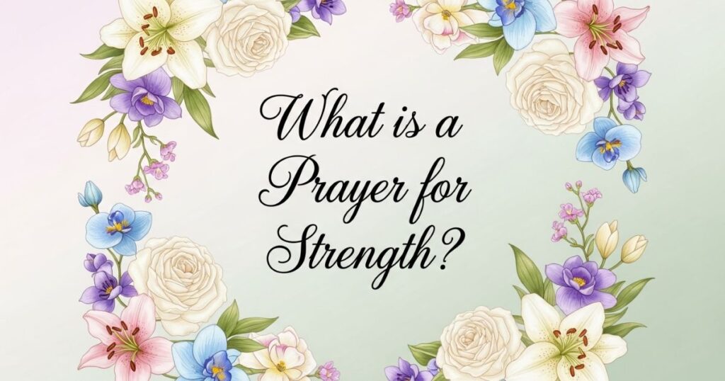 What is a Prayer for Strength?