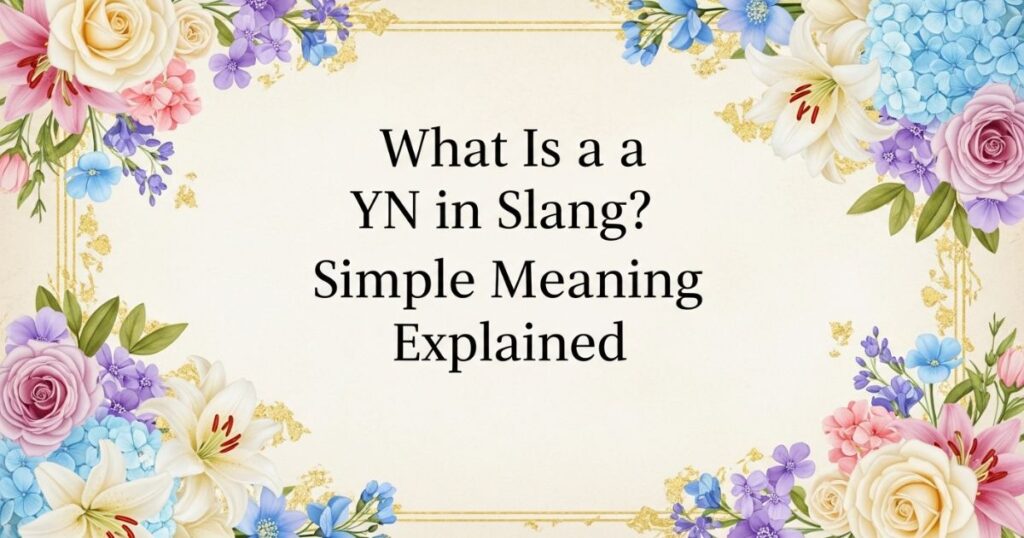 What Is a YN in Slang? Simple Meaning Explained