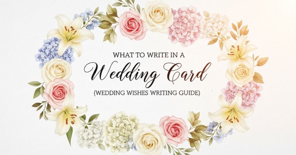 What to Write in a Wedding Card (Wedding Wishes Writing Guide)