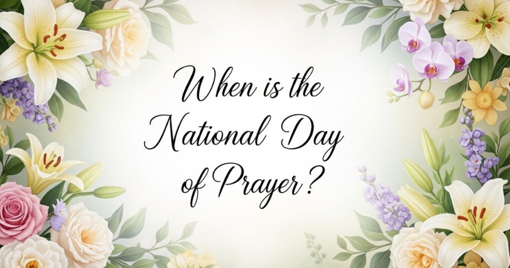 When is the National Day of Prayer 2025?