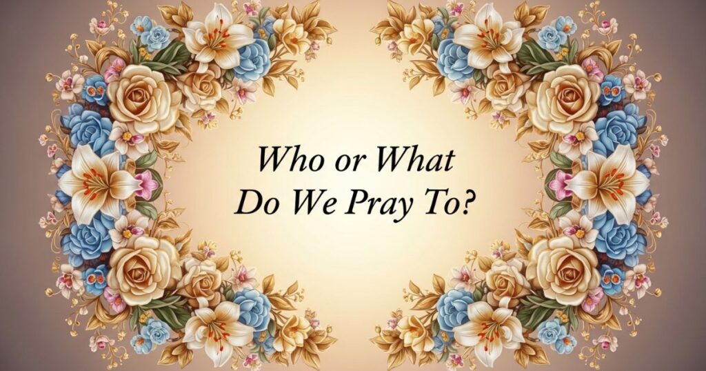 Who or What Do We Pray To?