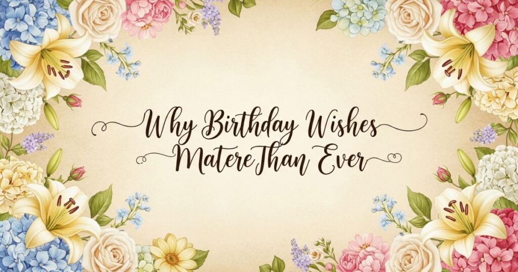Why Birthday Wishes Matter More Than Ever