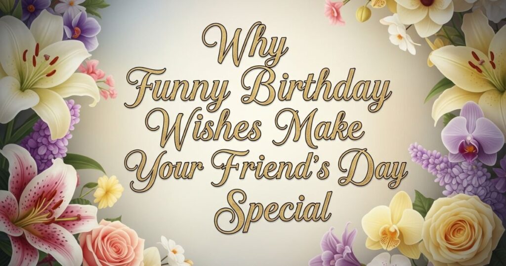 Why Funny Birthday Wishes Make Your Friend's Day Special