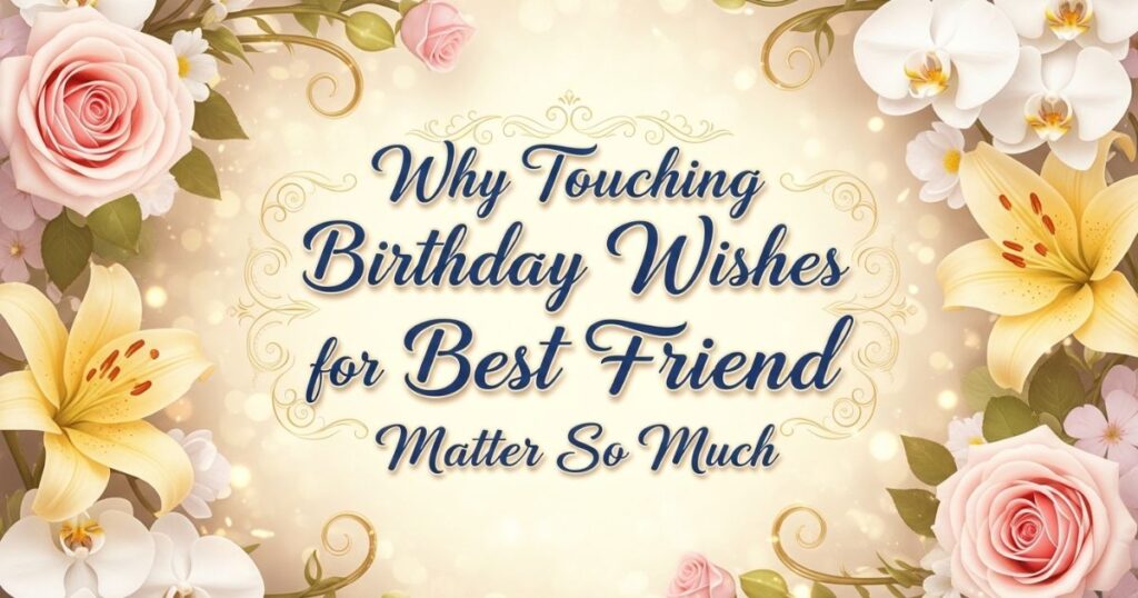 Why Touching Birthday Wishes for Best Friend Matter So Much
