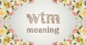 wtm meaning   