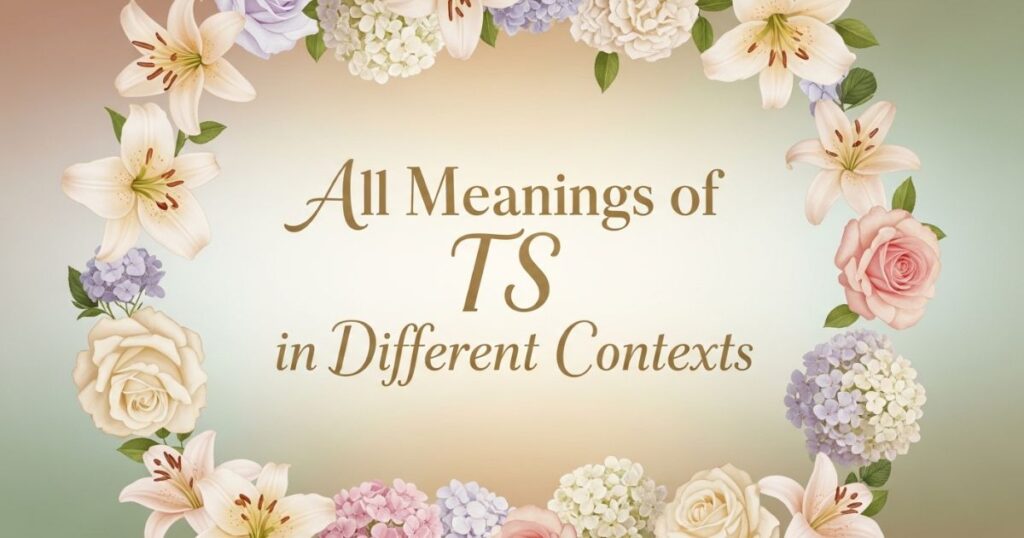 All Meanings of TS in Different Contexts