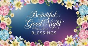 beautiful good night blessings