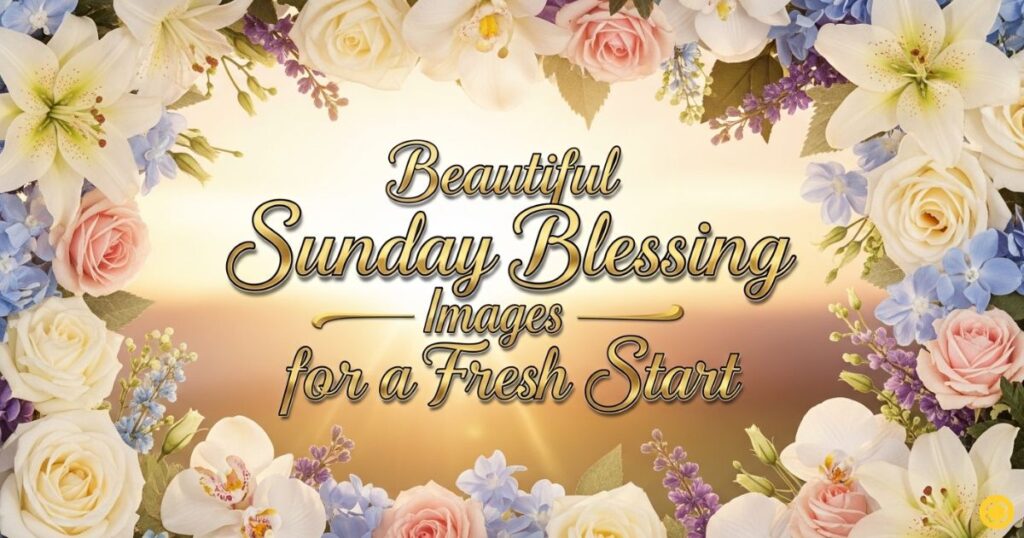 Beautiful Sunday Blessing Images for a Fresh Start