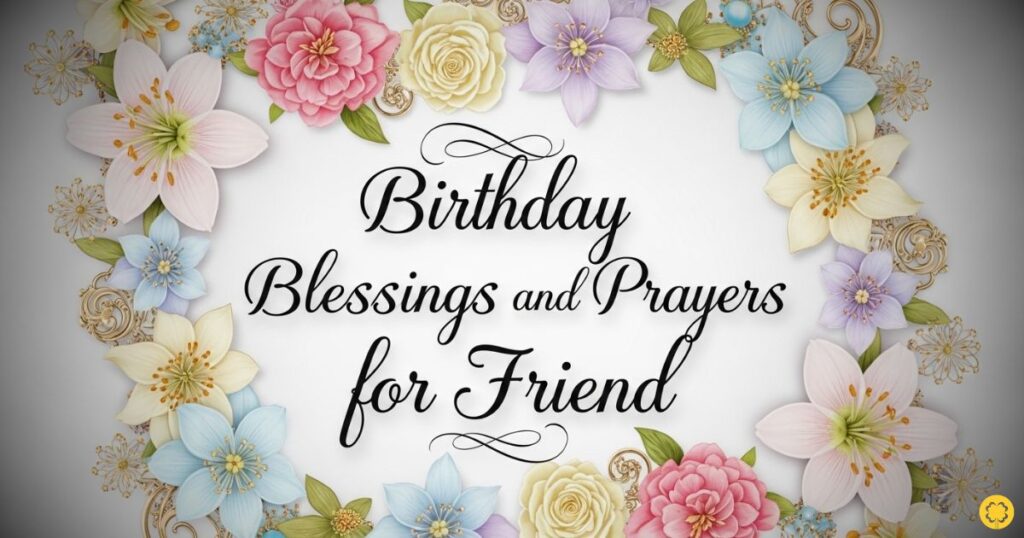 Birthday Blessings and Prayers for Friend