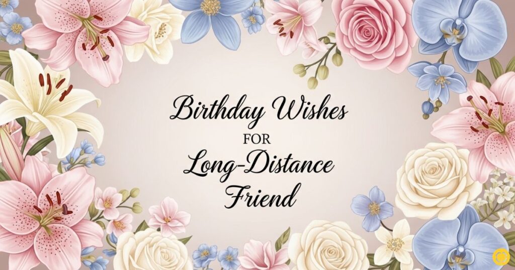 Birthday Wishes for Long-Distance Friend
