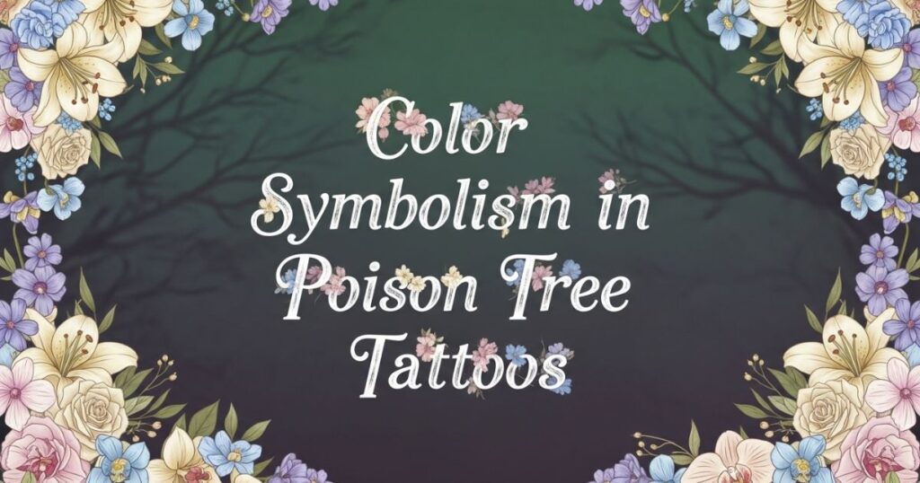 Color Symbolism in Poison Tree Tattoos