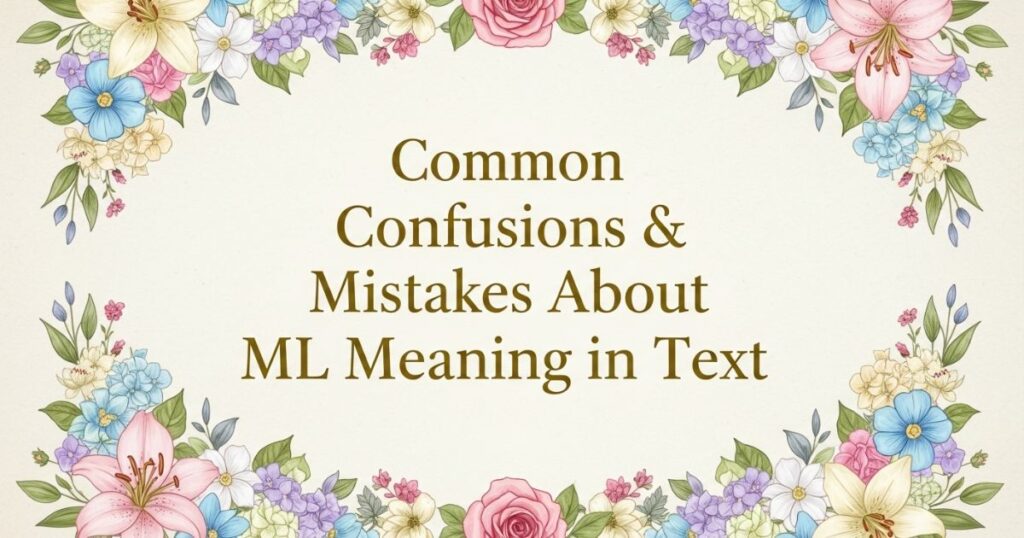 Common Confusions & Mistakes About ML Meaning in Text