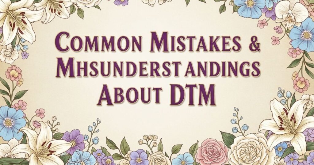 Common Mistakes & Misunderstandings About DTM

