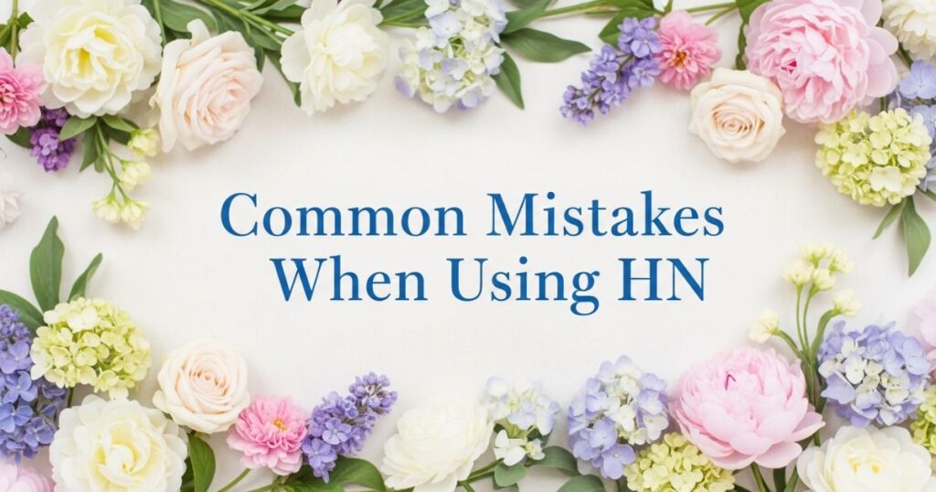 Common Mistakes When Using HN