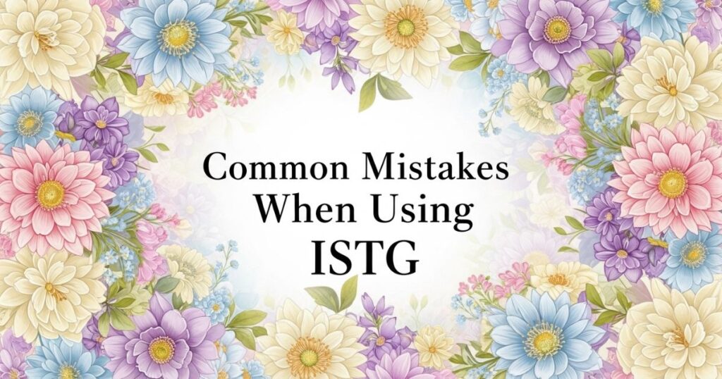 Common Mistakes When Using ISTG