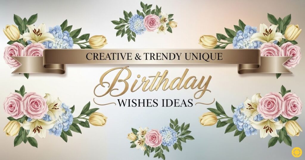 Creative & Trendy Unique Birthday Wishes Ideas