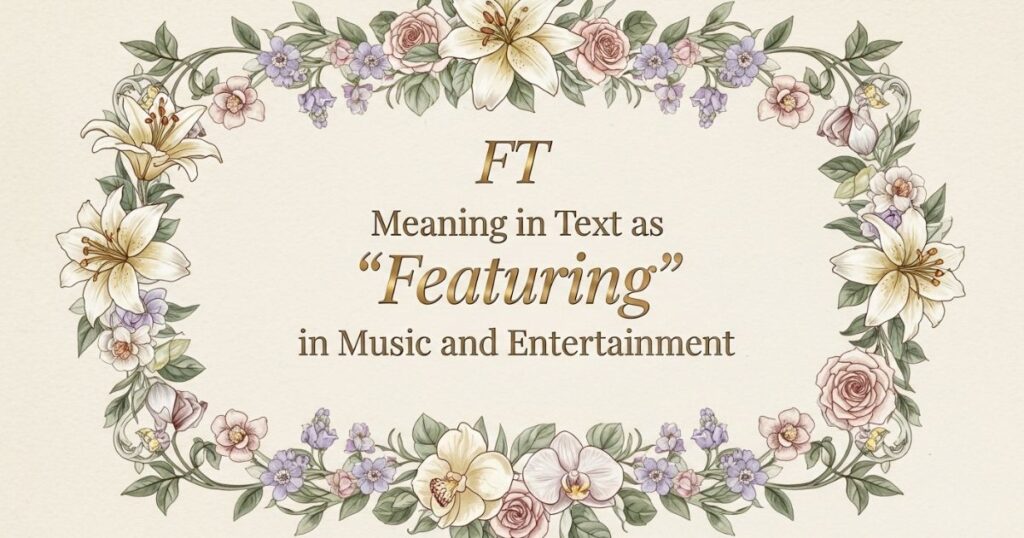 FT Meaning in Text as “Featuring” in Music and Entertainment