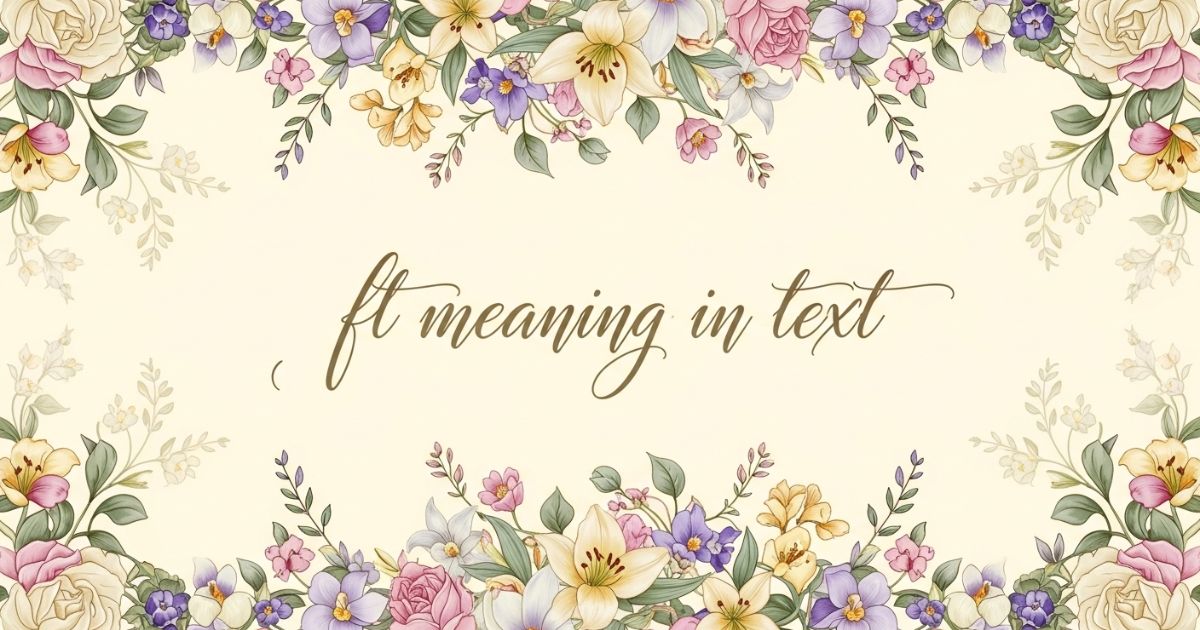 ft meaning in text