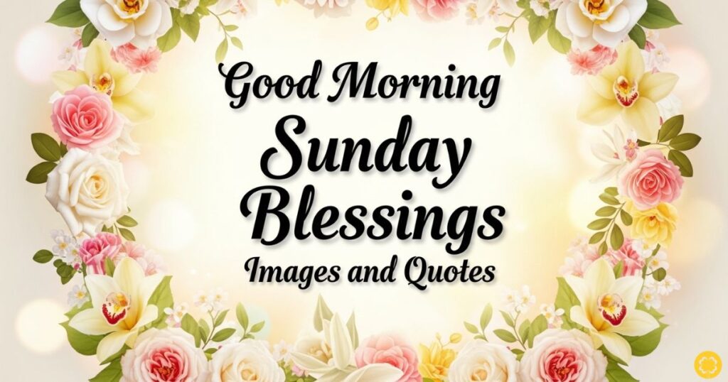 Good Morning Sunday Blessings Images and Quotes