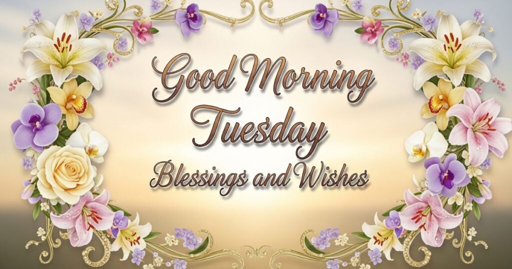 Good Morning Tuesday Blessings and Wishes