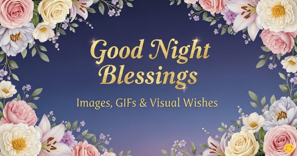 Good Night Blessings Images, GIFs & Visual Wishes