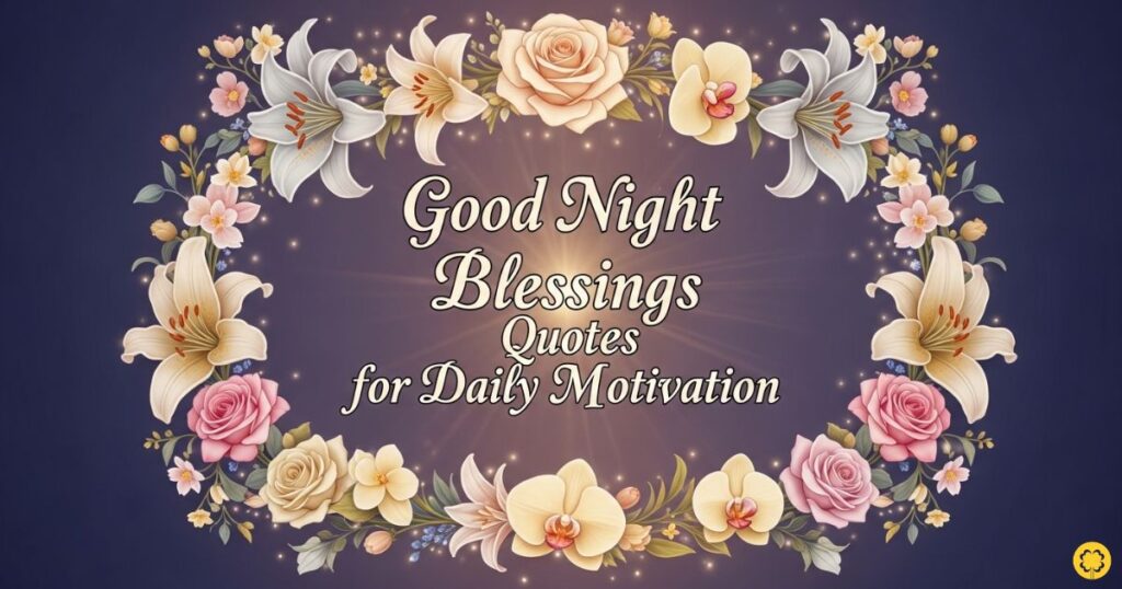 Good Night Blessings Quotes for Daily Motivation
