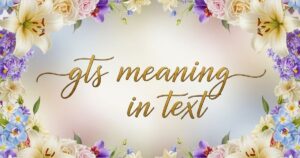 gts meaning in text