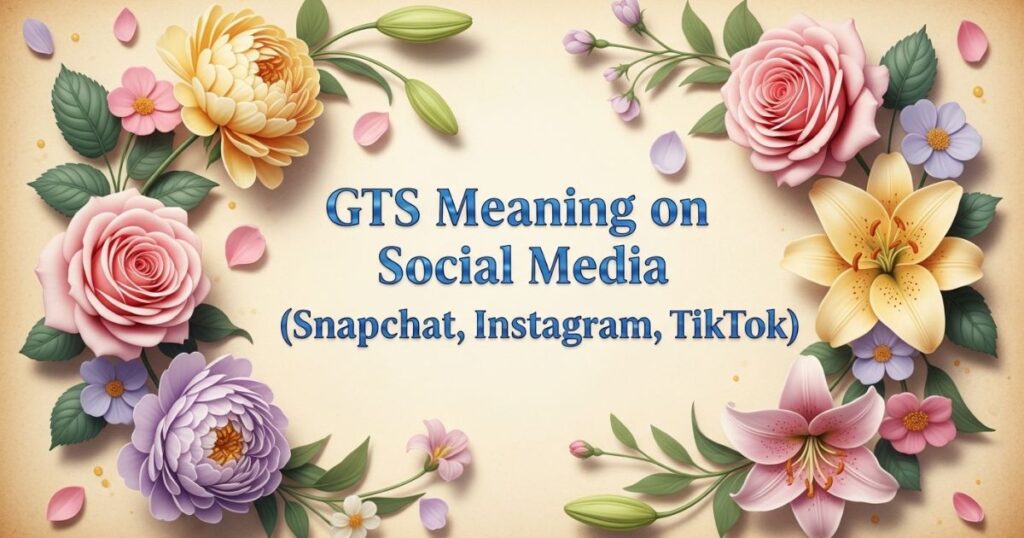 GTS Meaning on Social Media (Snapchat, Instagram, TikTok)