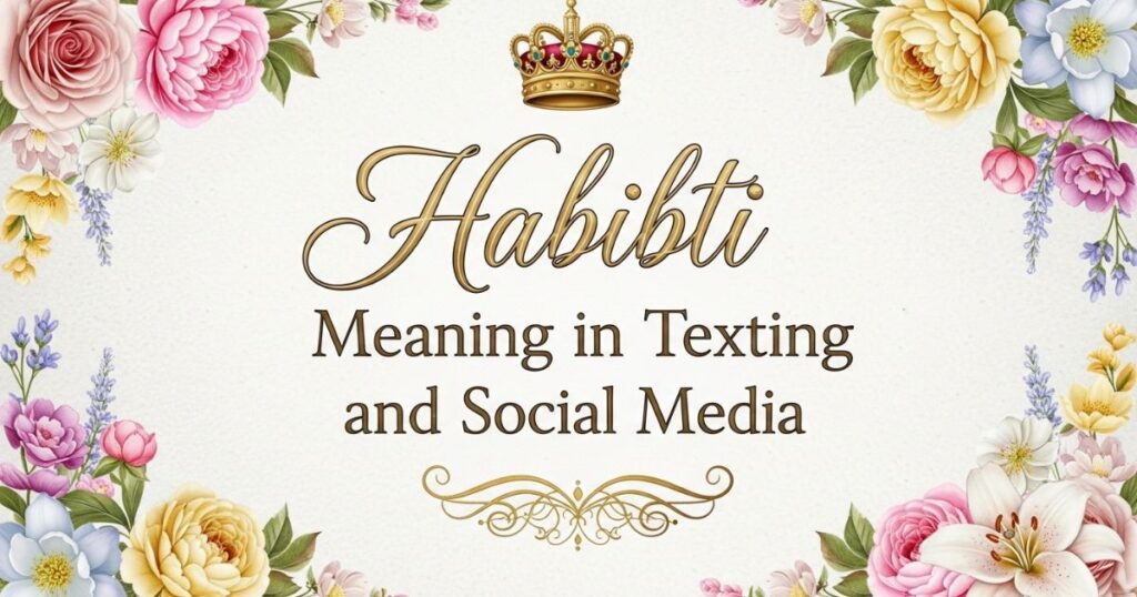 Habibti Meaning in Texting and Social Media