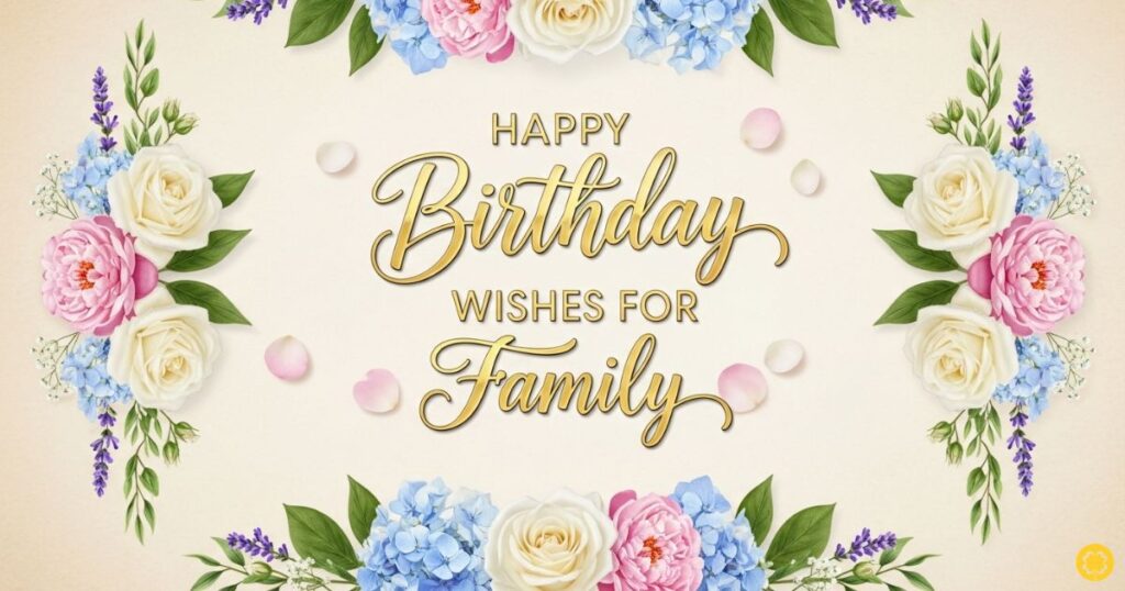 Happy Birthday Wishes for Family