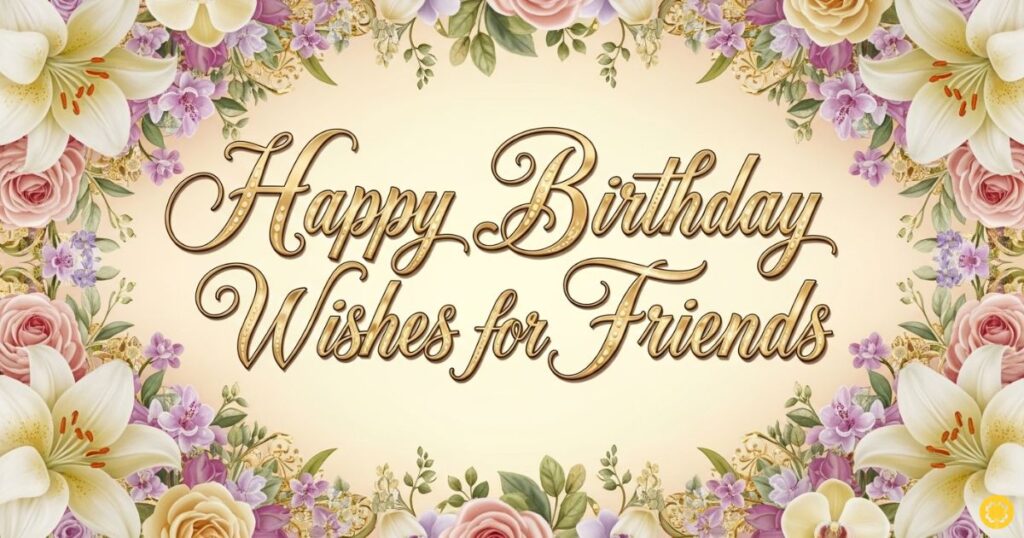 Happy Birthday Wishes for Friends