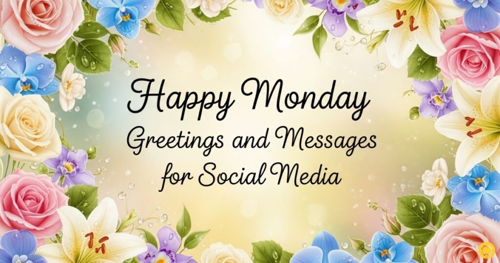 Happy Monday Greetings and Messages for Social Media